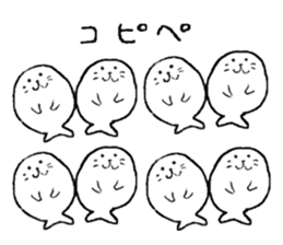 Twins of seals part2 sticker #15761252