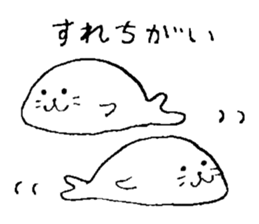 Twins of seals part2 sticker #15761260