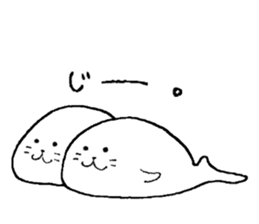 Twins of seals part2 sticker #15761261