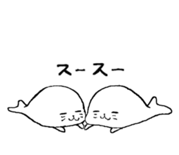 Twins of seals part2 sticker #15761262