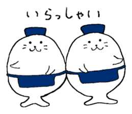 Twins of seals part2 sticker #15761266