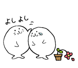 Twins of seals part2 sticker #15761268