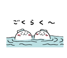 Twins of seals part2 sticker #15761269