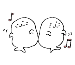 Twins of seals part2 sticker #15761270