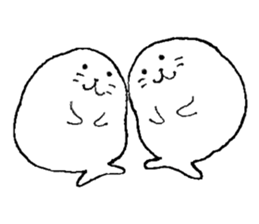 Twins of seals part2 sticker #15761271