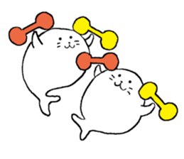 Twins of seals part2 sticker #15761272