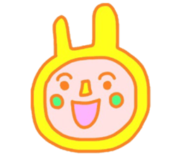 Probably yellow rabbit sticker #15761286
