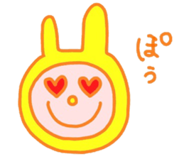 Probably yellow rabbit sticker #15761303