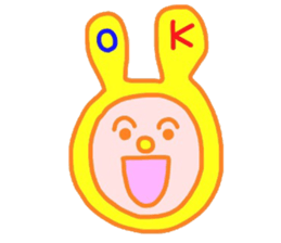 Probably yellow rabbit sticker #15761304