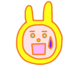 Probably yellow rabbit sticker #15761306