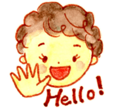 Hello!Child sticker #15762515