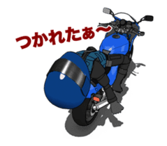 Black screen rider sticker #15763109