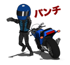 Black screen rider sticker #15763120