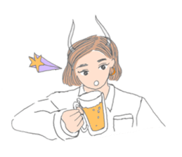 Taurus girls sticker #15763333