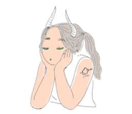 Taurus girls sticker #15763336