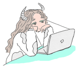 Taurus girls sticker #15763345