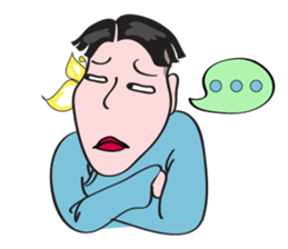 Handsome Boy Day Full of Emotional Tone sticker #15763447