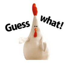 Chickenmom dancing and vacuuming ENGver sticker #15763475