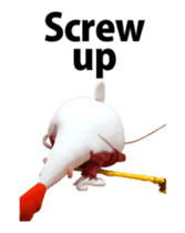 Chickenmom dancing and vacuuming ENGver sticker #15763480