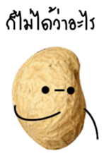 Peanut funny. sticker #15763499