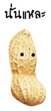 Peanut funny. sticker #15763501