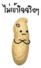 Peanut funny. sticker #15763502