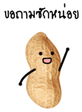 Peanut funny. sticker #15763507