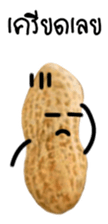 Peanut funny. sticker #15763509