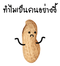 Peanut funny. sticker #15763516