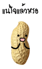 Peanut funny. sticker #15763517