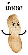 Peanut funny. sticker #15763519