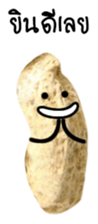 Peanut funny. sticker #15763525