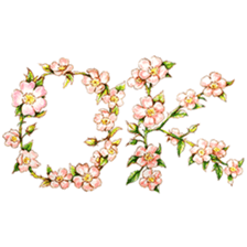 words flower shop sticker #15763580
