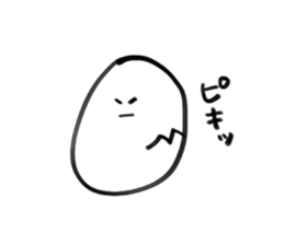 Sticker of Mr. egg sticker #15763795