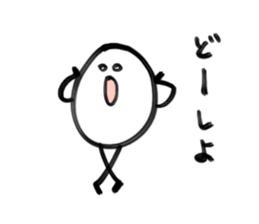 Sticker of Mr. egg sticker #15763815