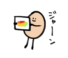 Sticker of Mr. egg sticker #15763816