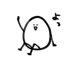 Sticker of Mr. egg sticker #15763818