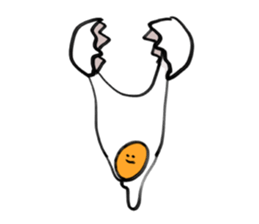 Sticker of Mr. egg sticker #15763822