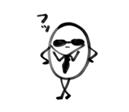 Sticker of Mr. egg sticker #15763830