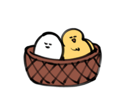 Sticker of Mr. egg sticker #15763832
