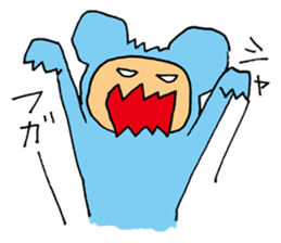 Ayanosuke,a girl in a mouse costume. sticker #15764367