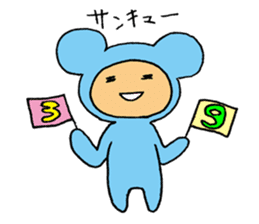 Ayanosuke,a girl in a mouse costume. sticker #15764375