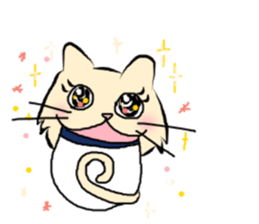 The panda which is bitten by a cat. sticker #15764489