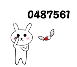 Bunny digital language sticker #15765817