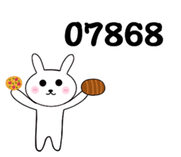 Bunny digital language sticker #15765818
