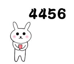 Bunny digital language sticker #15765824