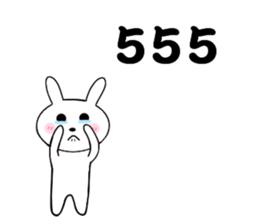 Bunny digital language sticker #15765827