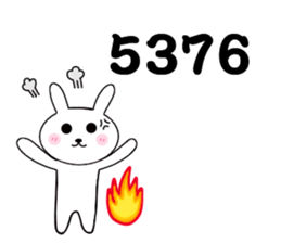 Bunny digital language sticker #15765828