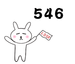 Bunny digital language sticker #15765829