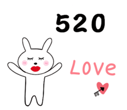 Bunny digital language sticker #15765830